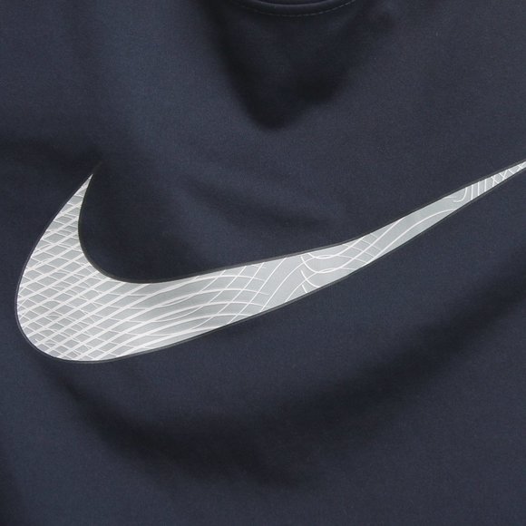 NIKE Dri-Fit Big Kids T-Shirt Size S Navy Blue Vented Shoulder & Sides - Picture 5 of 10